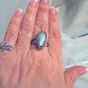 Labradorite Stone and Sterling Silver